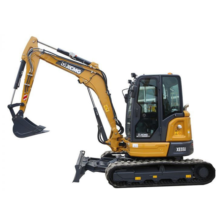 XCMG Small 5 Ton Excavator Crawler China Excavating Machinery XE55U For Sale