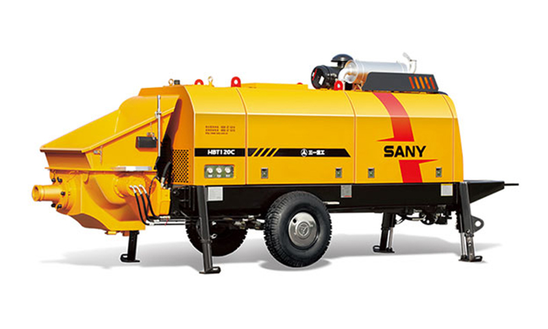 SANY HBT6013C-5 Bomba de hormigón montada en remolque