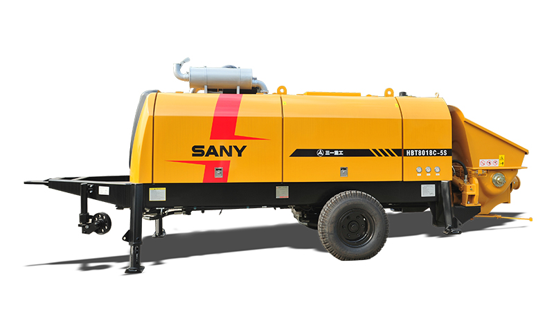 SANY HBT8018C-5S(T3) Bomba de hormigón montada en remolque