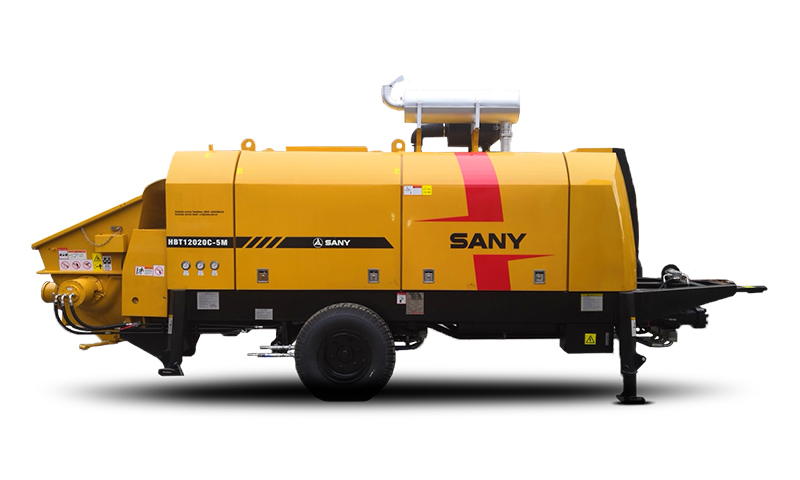 SANY HBT12020C-5M Bomba de hormigón montada en remolque