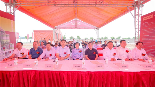 The layout of the national production supply chain falls again! Bozhou Plant of Zoomlion New Materials Officially Opened