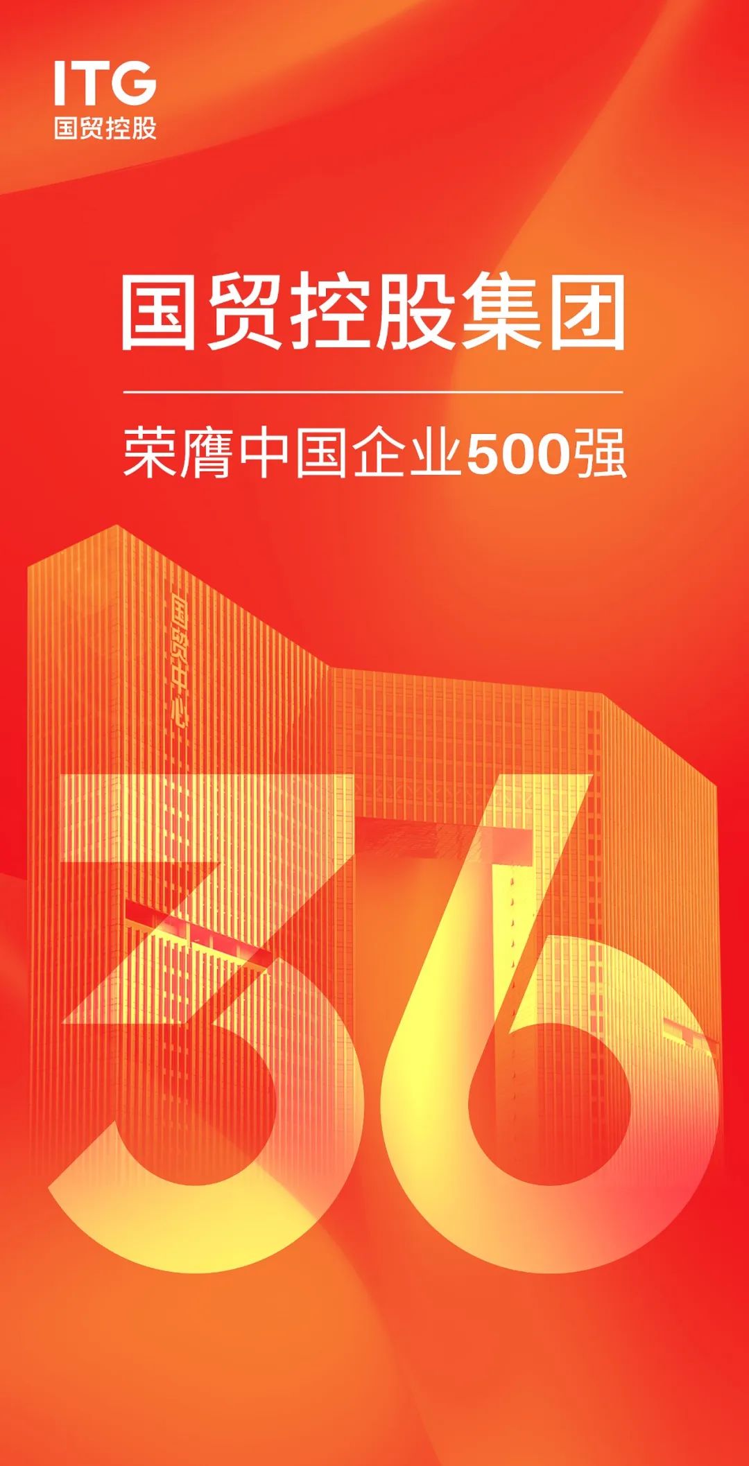 Steady growth | International Trade Holding Group ranked 36th among the top 500 Chinese enterprises