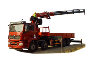 SANY SPK61502 57.3 t/m folding jib truck crane