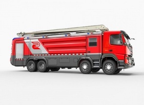 SANY SYM5430JXFJP21 21m lifting jet fire truck