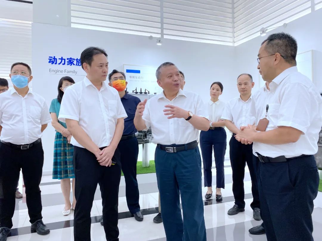 Zhang Kejian, Vice Minister of the Ministry of Industry and Information Technology, went to Yuchai for investigation