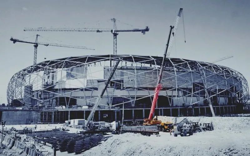 Play the whole game! Sany Equipment participated in the construction of all eight World Cup venues.