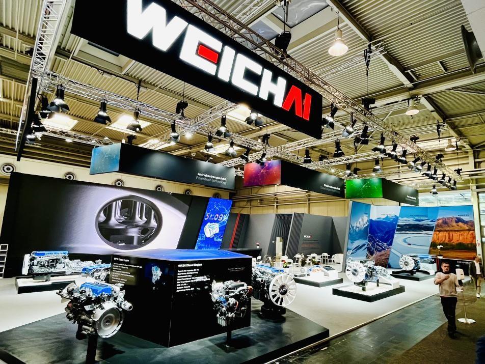 The products of the three major plates all appeared! Weichai "Shining" Hannover Commercial Motor Show