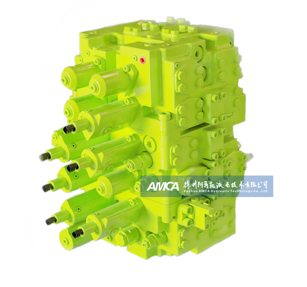 XCMG: AMCA star product | XOV40 electric control positive flow multi-way hydraulic valve, a sharp tool for large construction machinery control