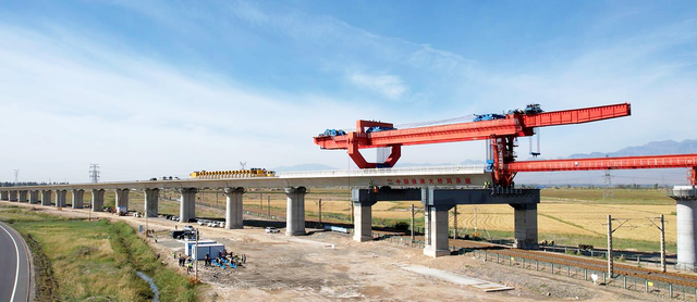 "Concrete" to build the road to wealth! XCMG Pump Truck Helps Build Baoyin high-speed railway!