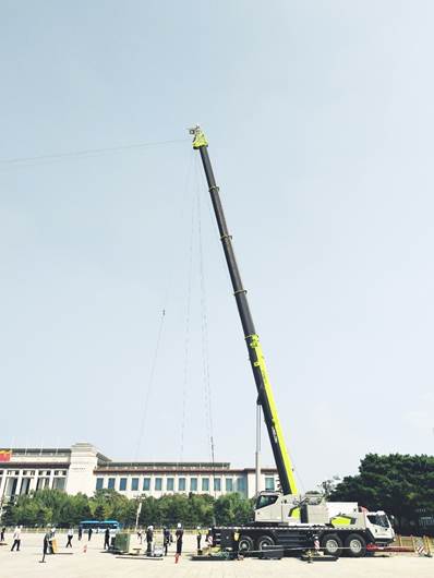 Salute the people's heroes! Zoomlion Successfully Helps CCTV Live Broadcast of Martyrs Memorial Day