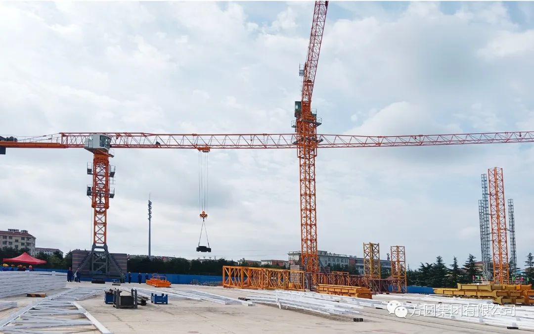 Fangyuan FYPB125 (PT6015-8t) Flat Head Tower Crane Passed the Test Successfully