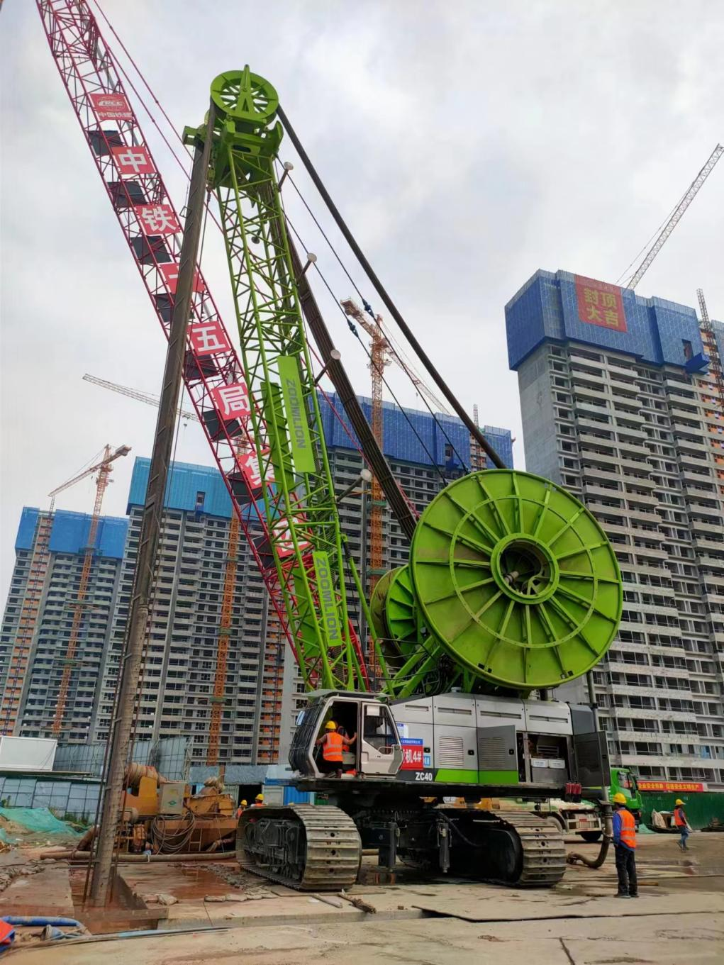 Successive victories in underground construction, Zoomlion's double-wheel milling of Nanjing subway construction