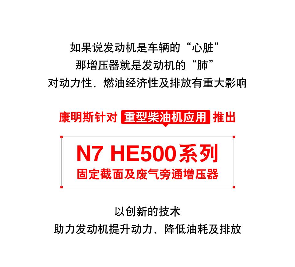 HOLSET ® N7 HE500 Series Supercharger, "Black Technology" Helps You Win in the Future!