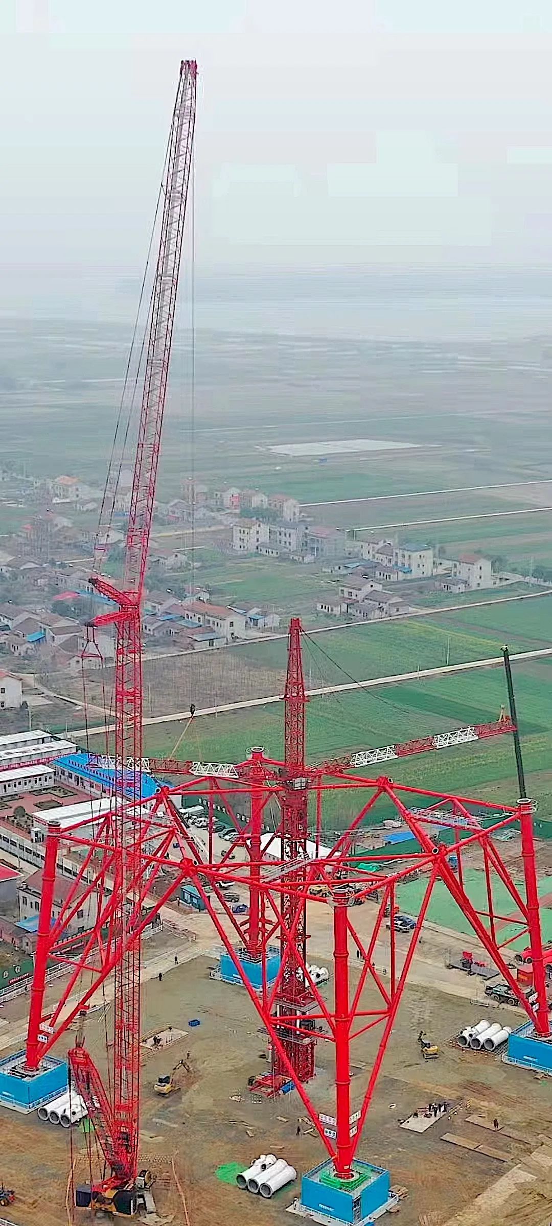 "Sanyi Red" escorts Nanjingchang 1000 KV UHV to leap over the Yangtze River!