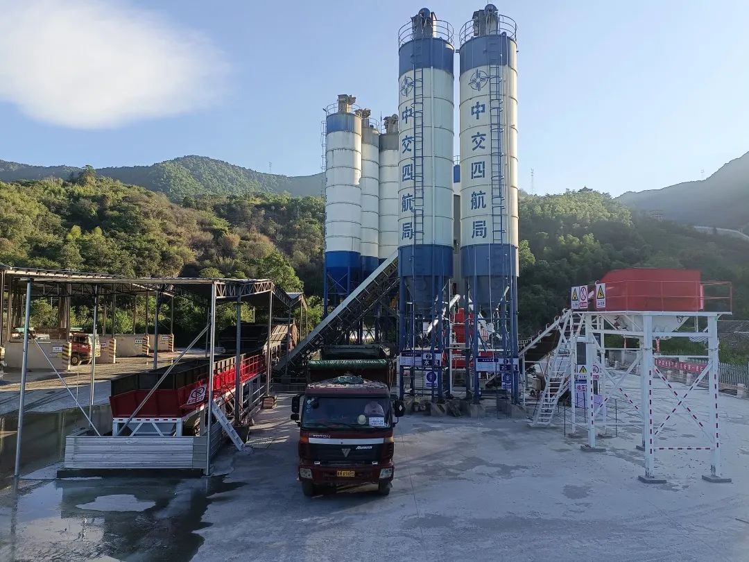 Runtian Zhike WDB600G Stabilized Soil Mixing Station Helps the Construction of Comprehensive Transportation Hub in Southern Zhejiang and Eastern Fujian