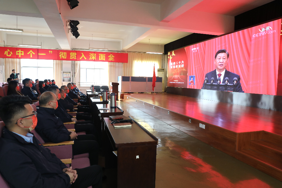 Shandong Lingong Organization Party Members Watch the Opening Ceremony of the 20th National Congress of the Communist Party of China