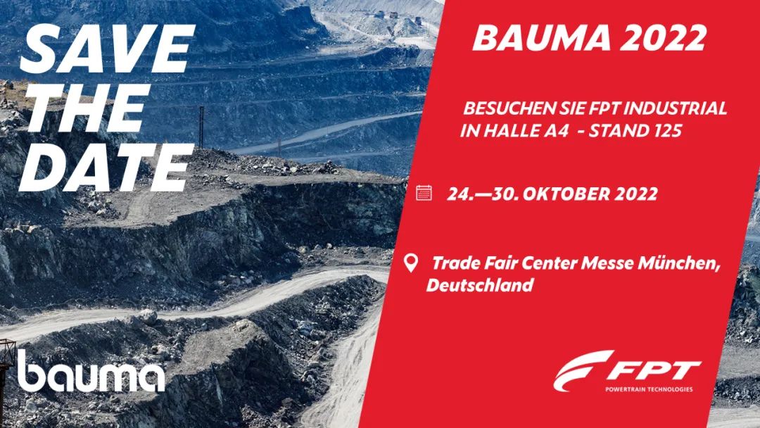 Stay tuned! Fiat Power Technology Meets You at Bauma 2022 in Germany