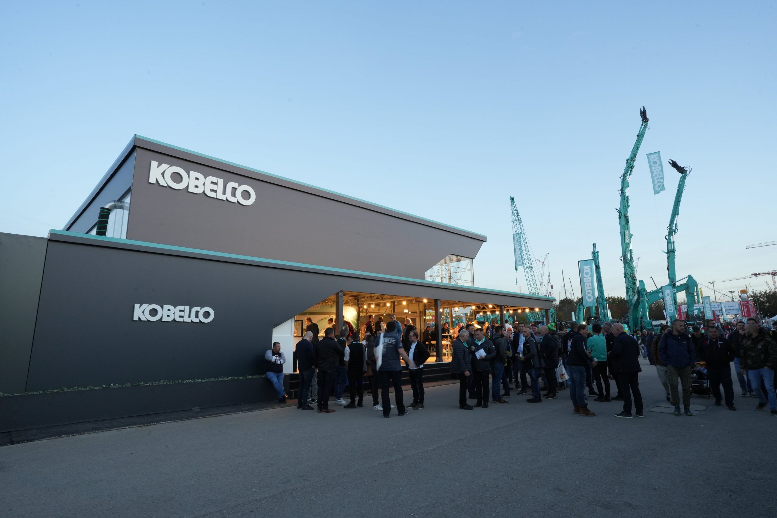 Kobelco Attends Bauma 2022 with Full Range of Kobelco Excavators and Other Products