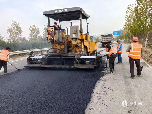 Suqian takes many measures to do a good job in the maintenance of national and provincial trunk highways in autumn and winter