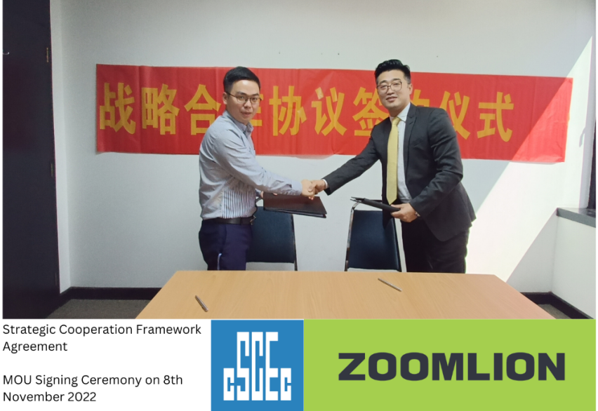 Good news! Zoomlion Signs Strategic Cooperation Agreement with China Construction Strait