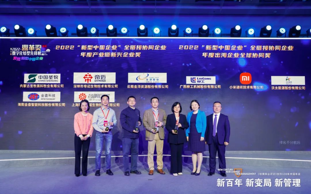 Liugong Digital Transformation Project Won the "Dingge Award" in 2022