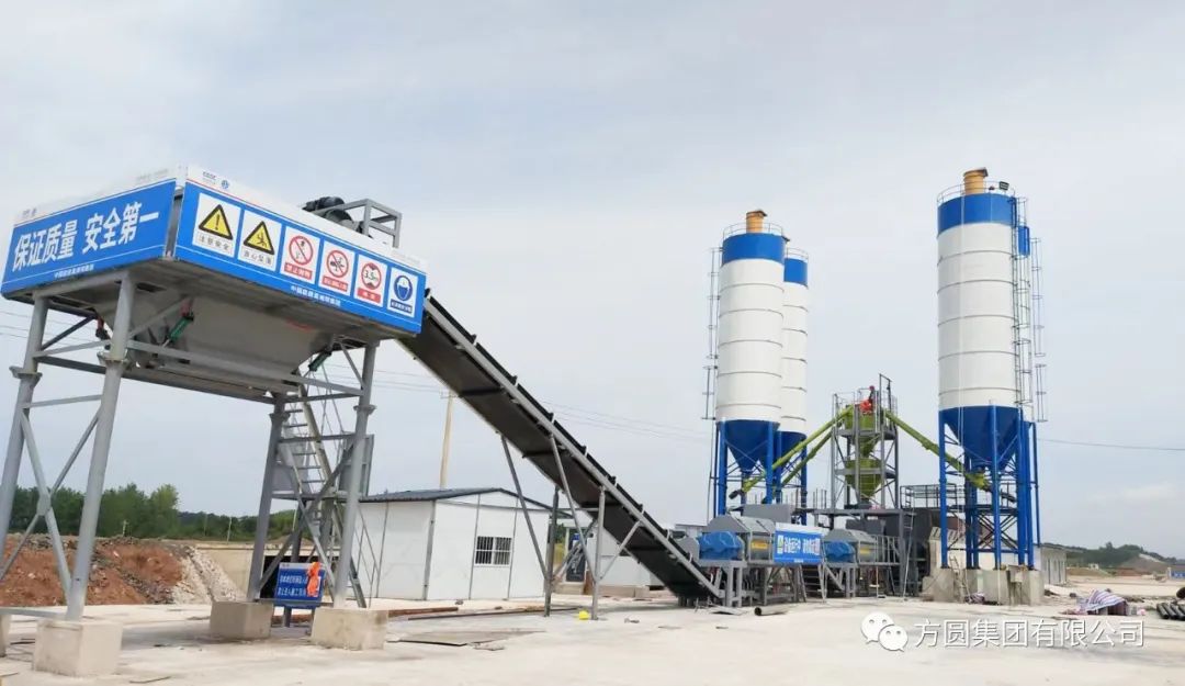 [Product Style] Fangyuan WBZ800-D Secondary Mixing Stabilized Soil Mixing Station Helps Xinjiang Regional Transportation Network Construction