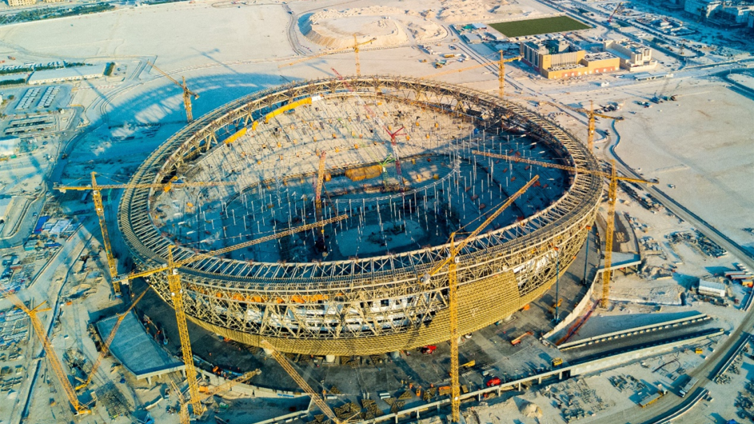 China did not participate in the World Cup? Zoomlion Heavy Industry Tower Crane Helps Build the Main Stadium to "Kick" the Whole Stadium!