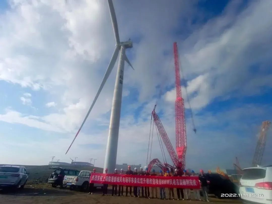 Sany Heavy Industry: 230 meters! The world's largest wind turbine diameter unit has been hoisted!