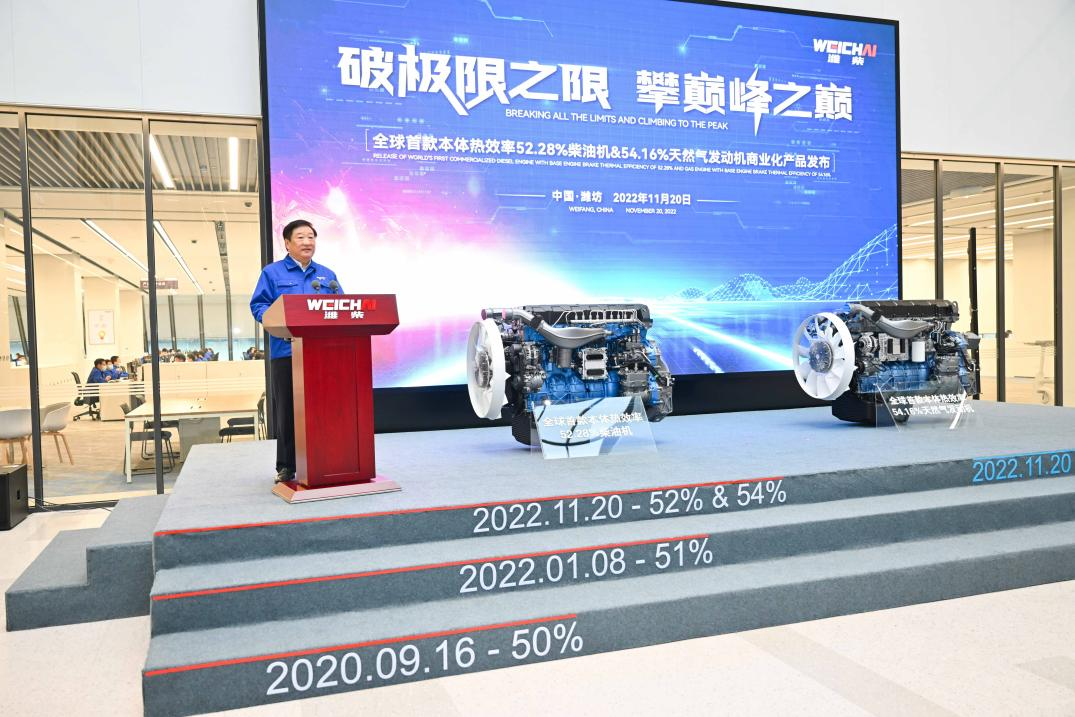 Weichai Power Breaks the Power Limit Again, China Heavy Truck Becomes the First Commercial Vehicle Enterprise in the World to Carry High Thermal Efficiency Thermal Machinery