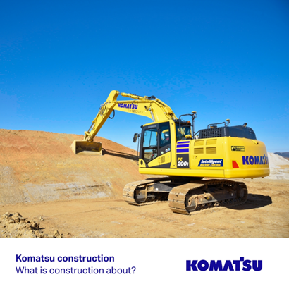 Approaching Komatsu — — Construction Machinery