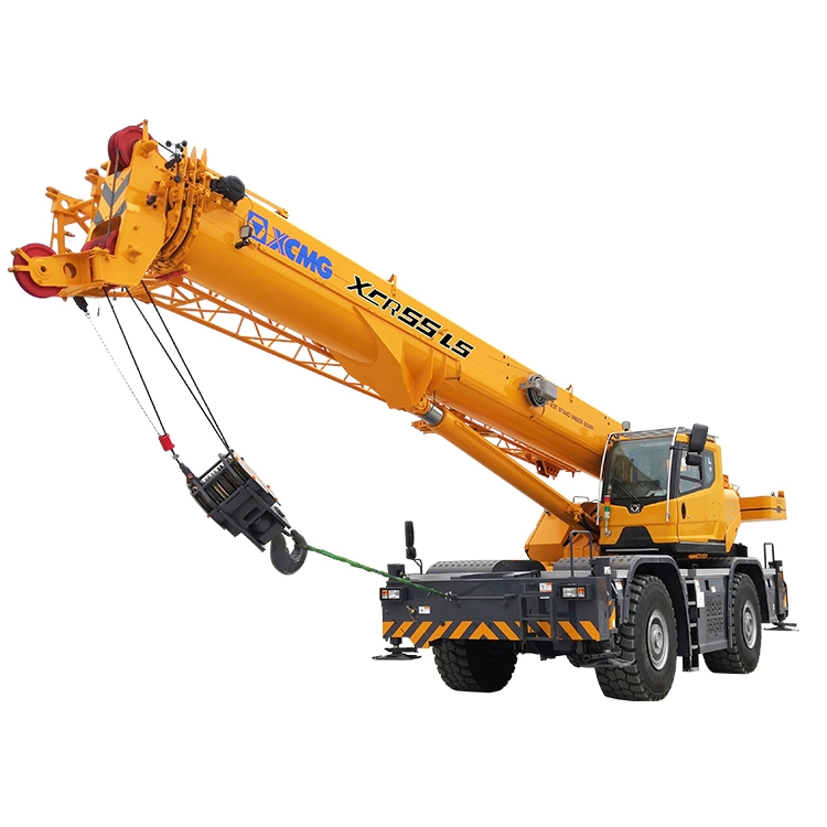 XCMG Official Xcr55L5 55ton Hydraulic Lifting Rough Terrain Truck Crane Price for Sale