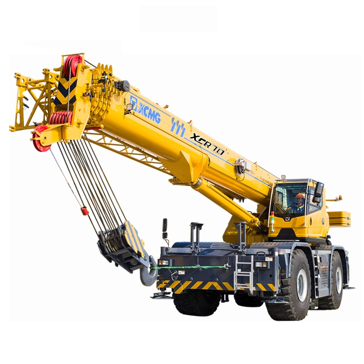 XCMG High Performance Mobile Crane Xcr70 70 Ton Rough Terrain Crane with Spare Parts