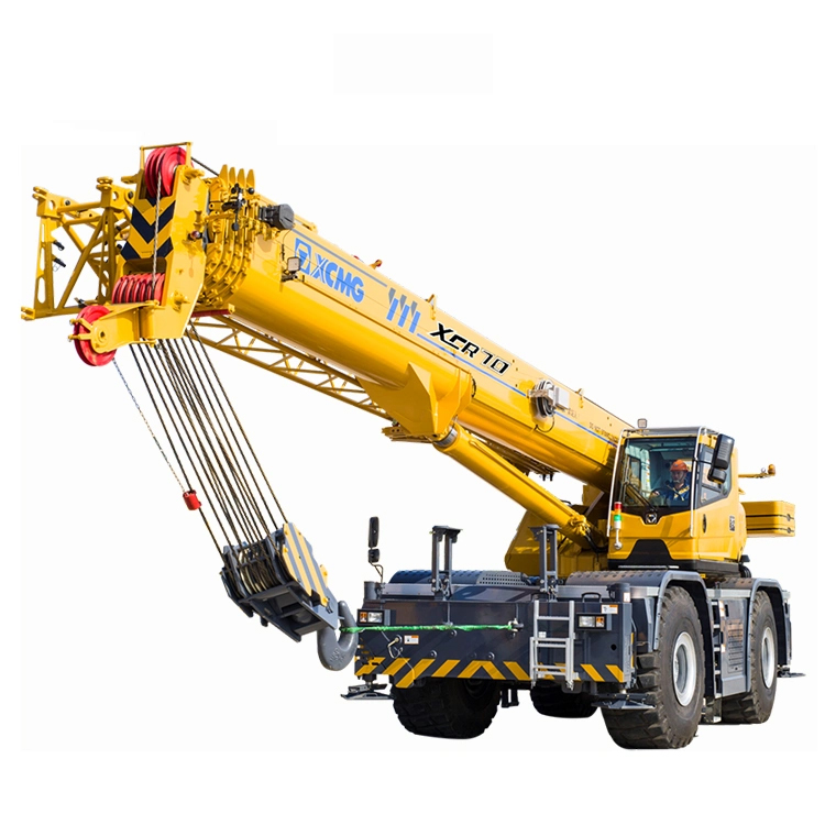 XCMG Official 70 Tons 45m 5-Section Telescopic Boom Rough Terrain Crane Xcr70 for Sale
