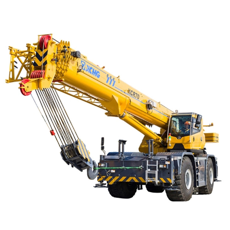 XCMG Brand Manufacturer Rough Terrain Crane 70 Ton Mobile Cranes Machine Xcr70 for Sale