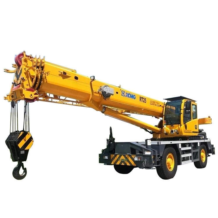 XCMG Factory Rt25 Hot Sale 25 Ton Rough Terrain Tractor Crane for Sale