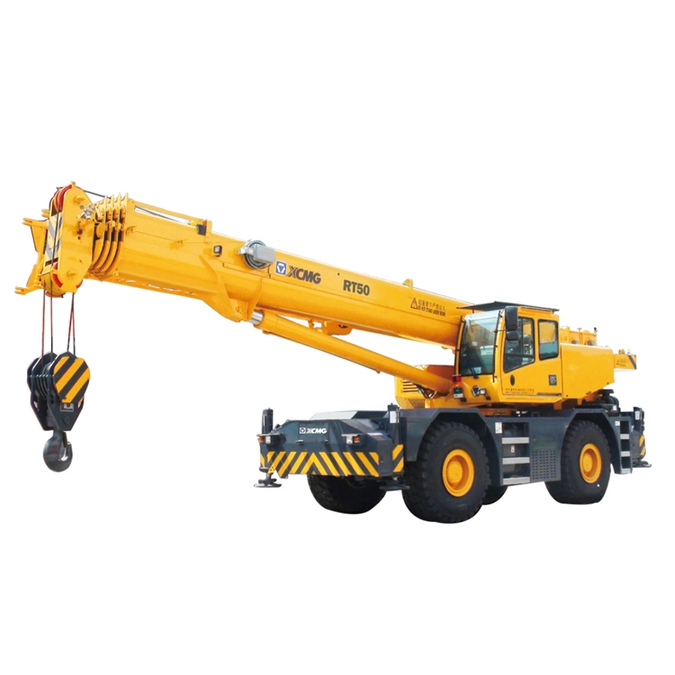 XCMG Rt50 Hot Sale 50 Ton Rough Terrain Tractor Crane for Sale