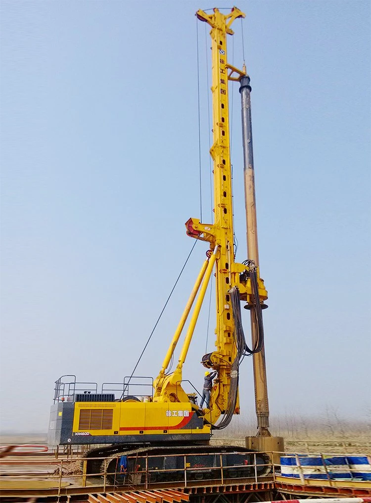 XCMG Official Xr460d Hydraulic Rotary Piling Drilling Rigs with Spare Parts