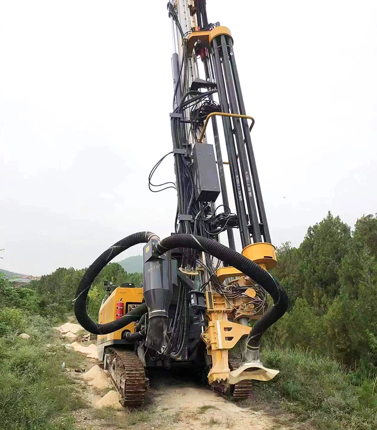 XCMG Official Hot Sale Xqz152 Gold Mining Equipment Diesel Crawler Blasting Holes Drilling Machine
