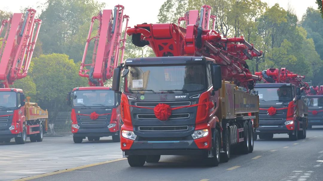 Sany Heavy Industry: a good start in the Spring Festival! Hundred million yuan motorcade "big start!"!