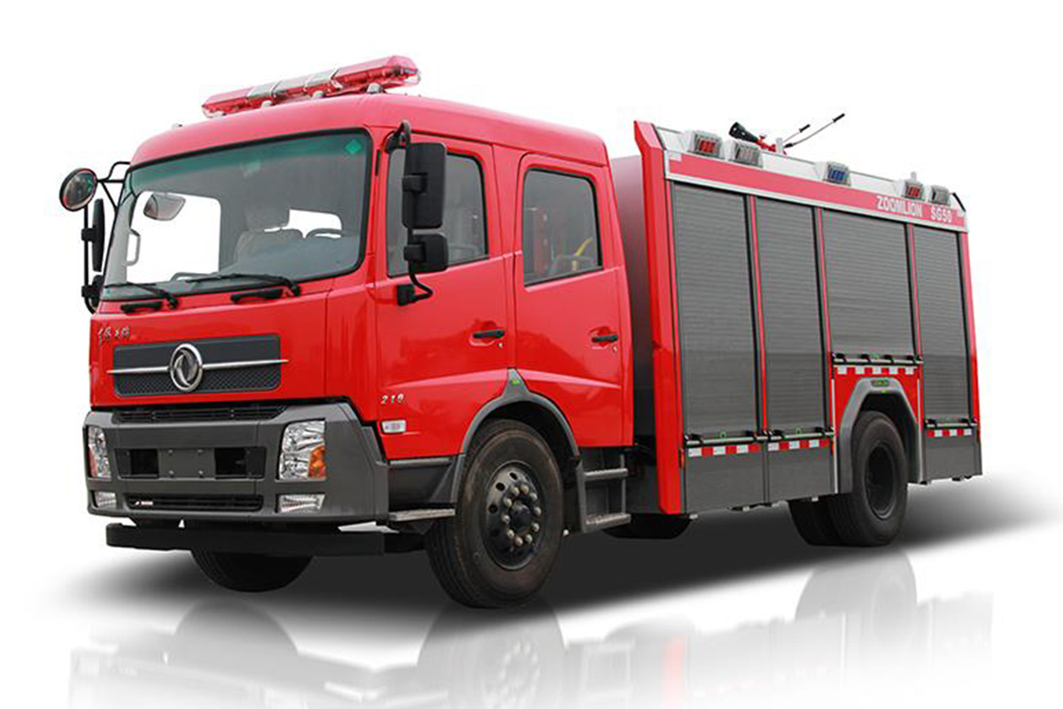 Zoomlion ZLF5150GXFPM50/ ZLF5150GXFSG50 Camion de pompier de plate-forme