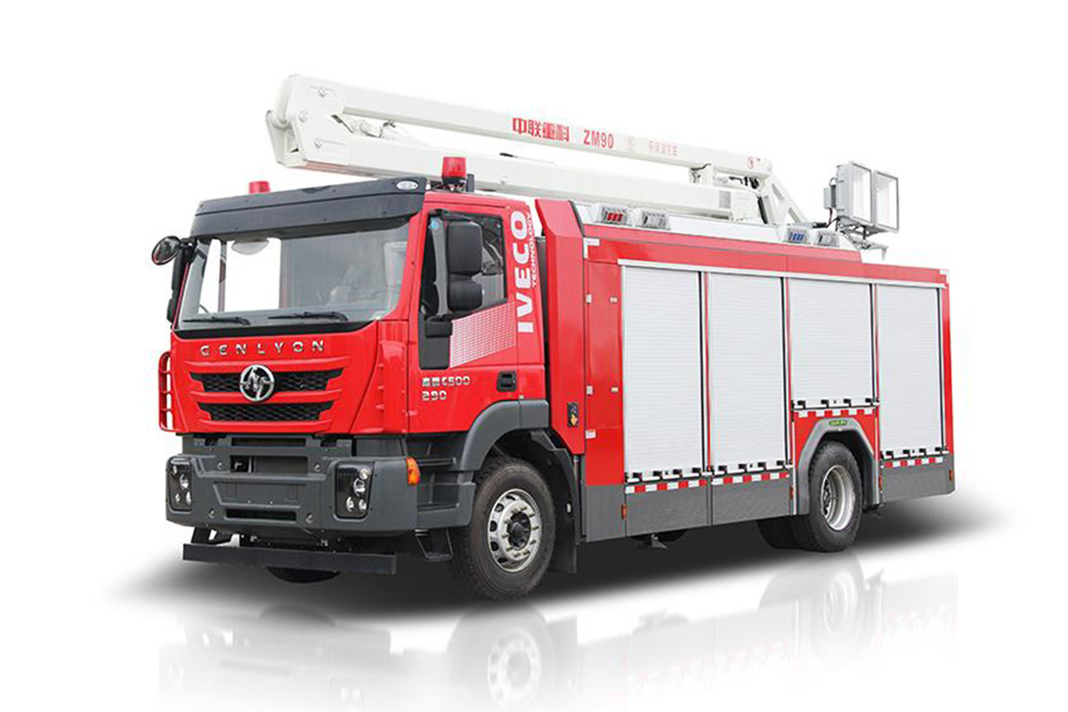 Zoomlion ZLF5141TXFZM90 Camion de pompier de plate-forme