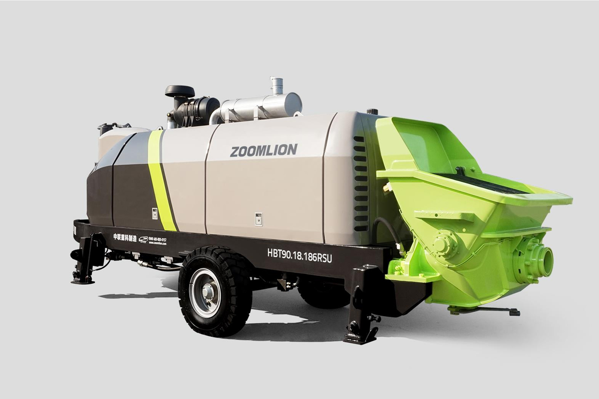 Zoomlion HBT90.18.186RSU Diesel engine concrete pump
