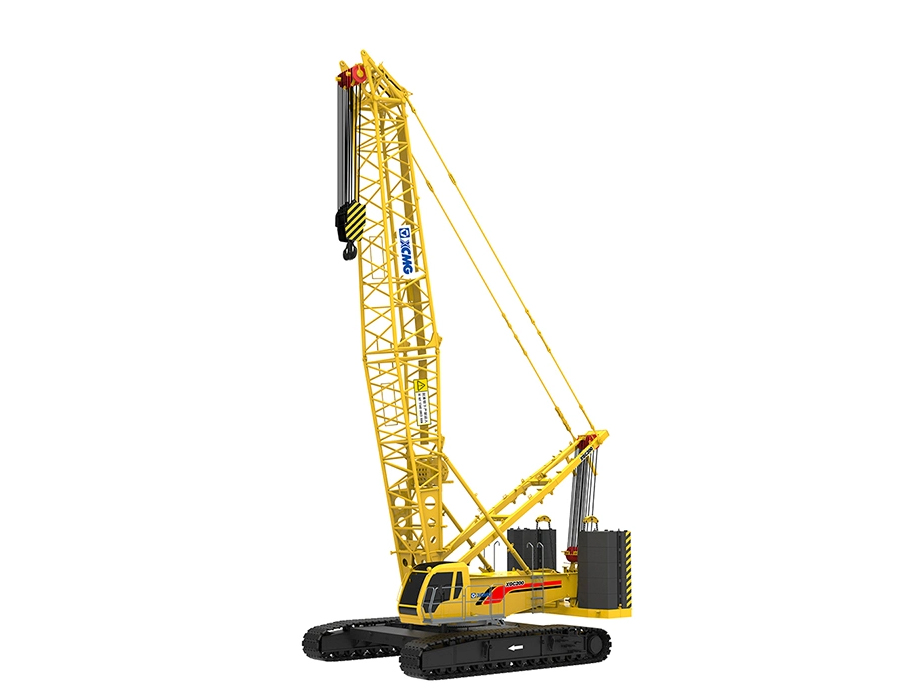 XCMG Official Lifting Equipment Chinese 200ton Construction Crawler Crane Machine Xgc200