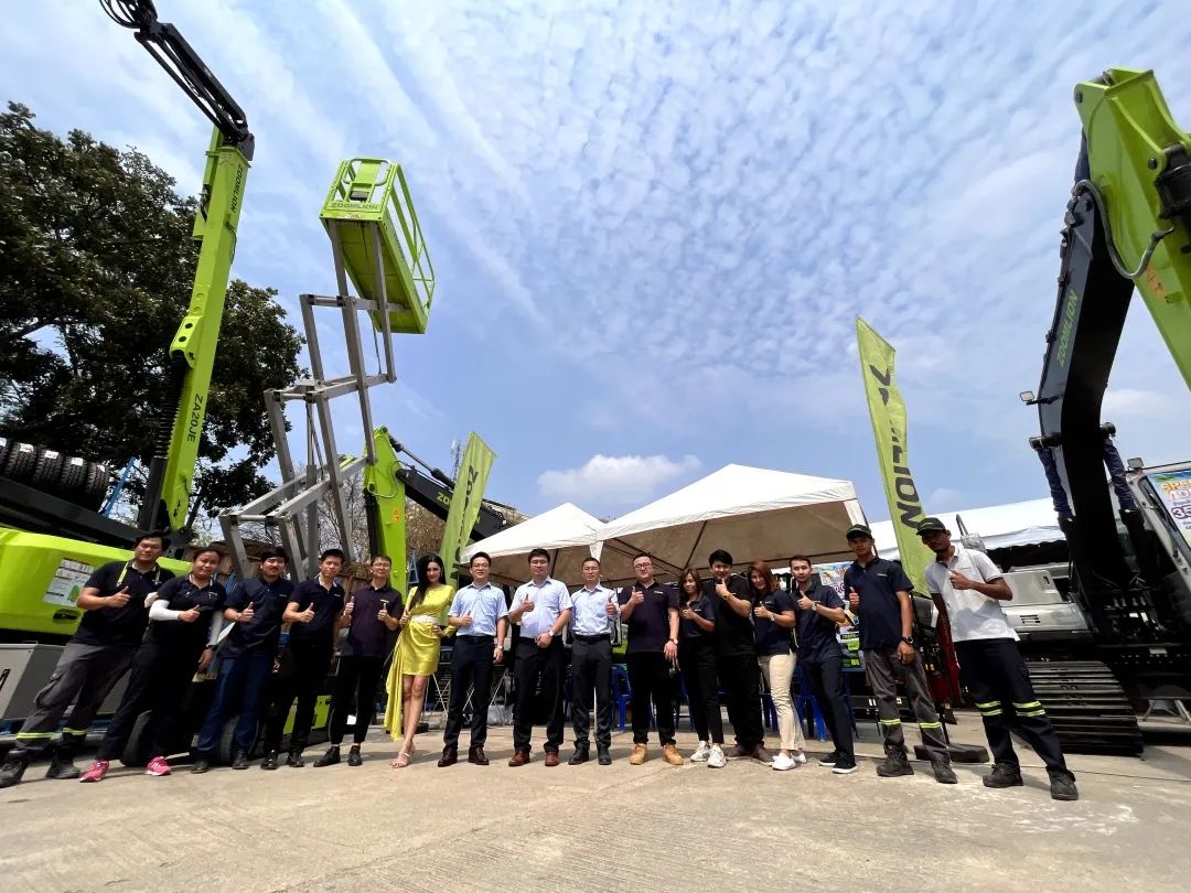 Elegance of "Aurora Green" Exhibition | Zoomlion Unveiled at Western Motor Exhibition in Thailand