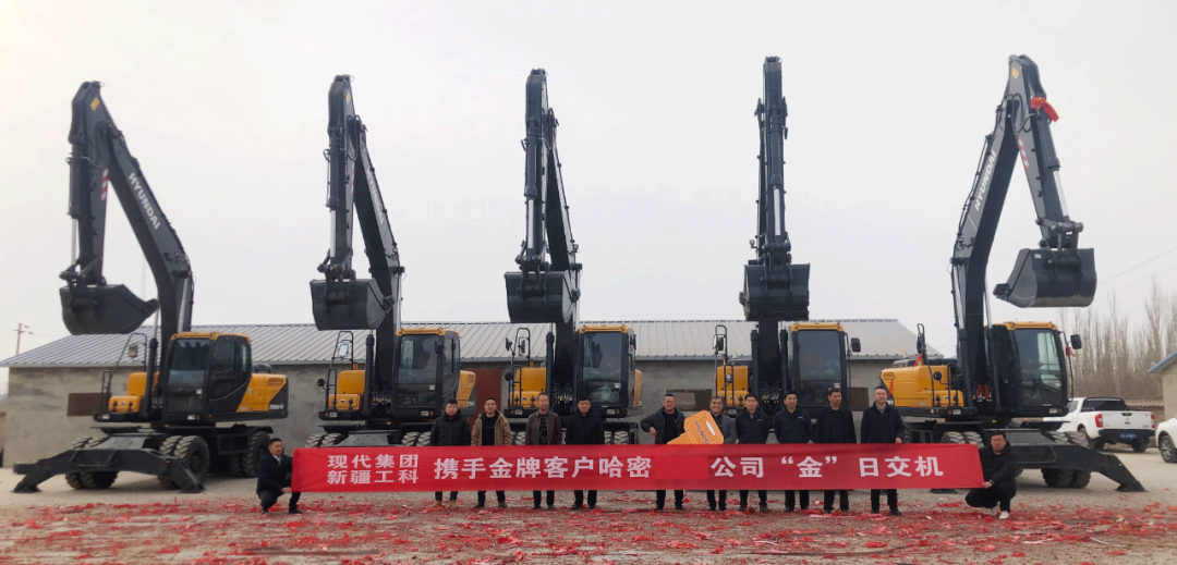 Customer's first choice, great ambition | Modern excavators are busy in the Spring Festival
