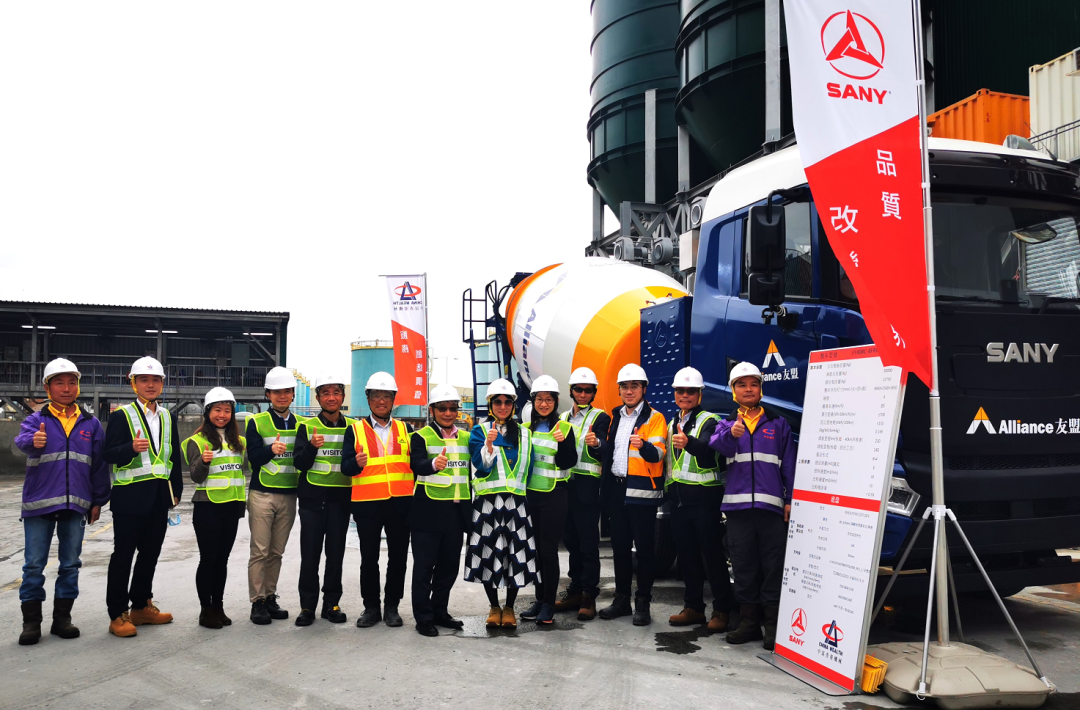 Sany Heavy Industry: Delivery! Hong Kong's first pure electric mixer truck!