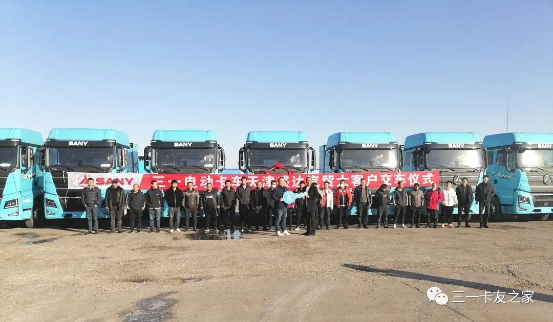 350kWh Sany Electric Heavy Truck Sales Soar! Another 20 were put into operation.