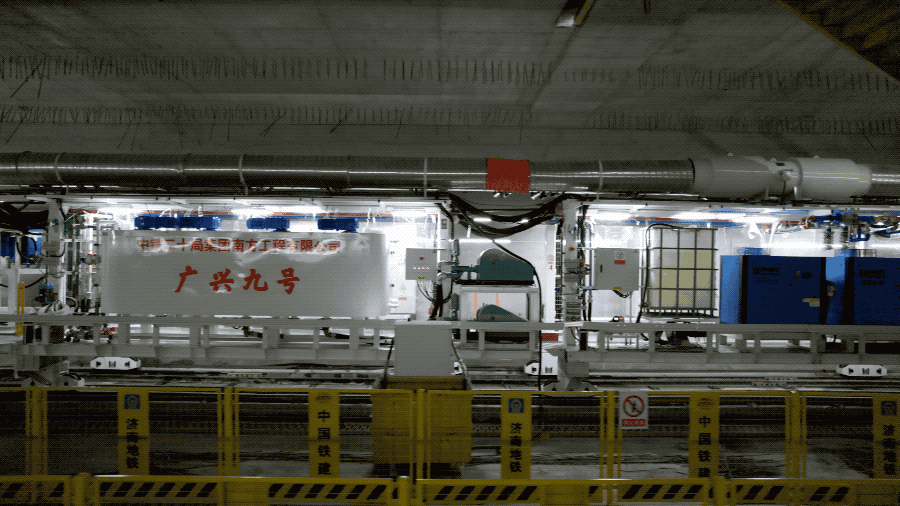 China Railway Construction Heavy Industry Co., Ltd. successfully launched the first domestic double-helix earth pressure balance shield machine without sheet feeder, helping the construction of Jinan rail transit