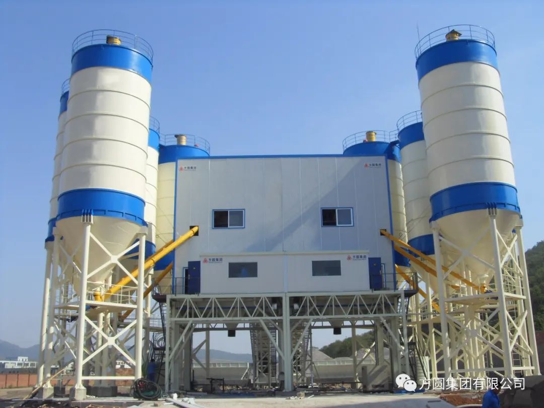 Fangyuan HZS180 Mixing Station Helps Zhangjiagang high-speed railway New Town Construction