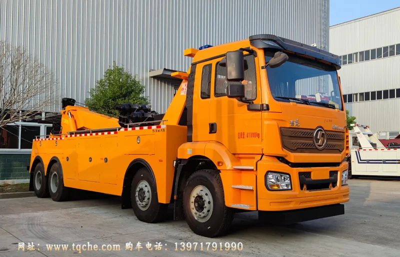Guoliu Shaanxi Automobile Delong Front Four Rear Eight Trailer Conjoined Wrecker Chusheng CSC5310TQZST5 Wrecker